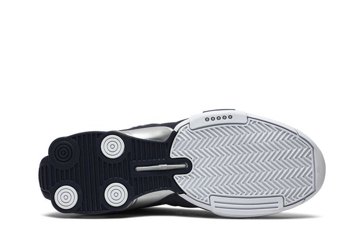 Nike Shox BB4 White Silver Navy