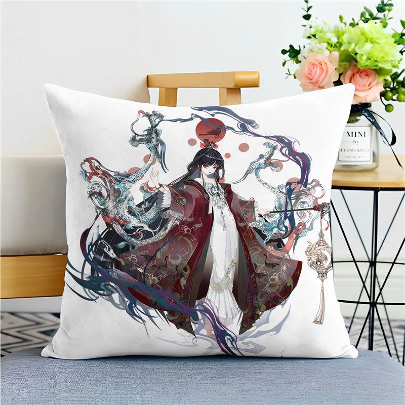 Wuhua Peripheral Game Two-dimensional Double-sided Dormitory Nap Bedside Pillow Animation Pillow Cushion Birthday Gift Pillow