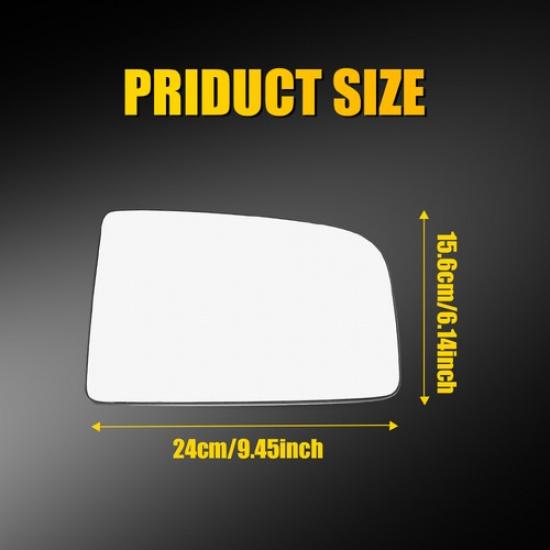 Front LH Left Heated Mirror Glass For Sprinter Mercedes-Benz 2500 3500 2010-2018