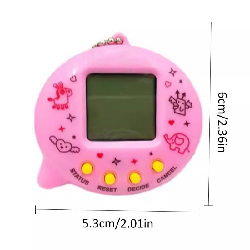 Nostalgic Game Console Early Education Gift Electronic Digital Pets 168 Pets Game Machine Pocket Electronic Animals Toy