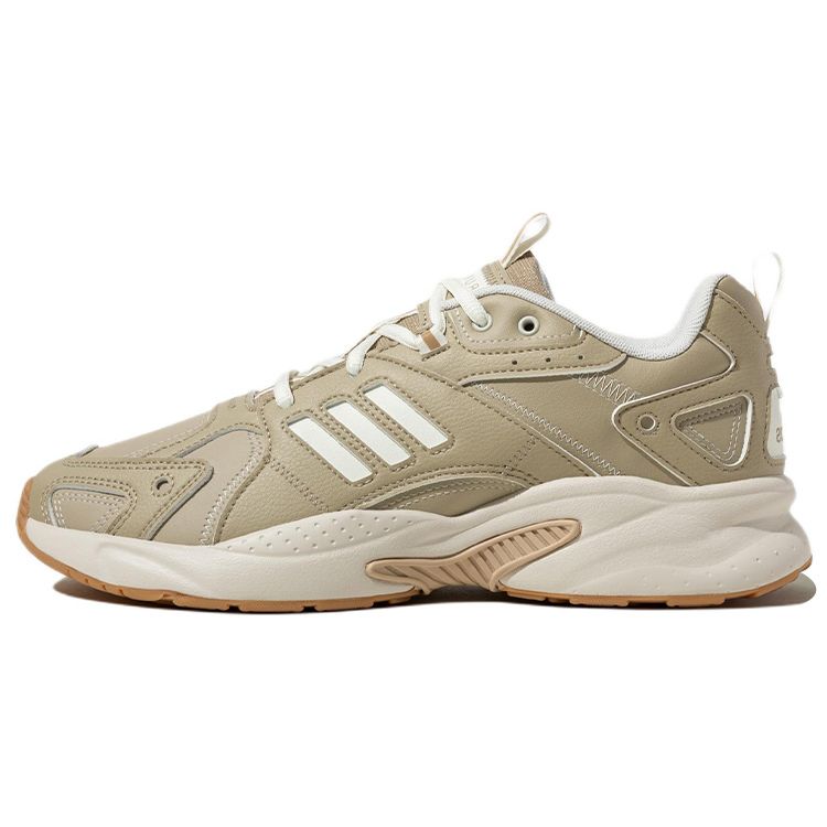 Adidas Neo JZ Runner Fabric Leather Suede Trendy Versatile Durable Lightweight Low Top Casual Shoes Unisex Sneaker Brown IG9433
