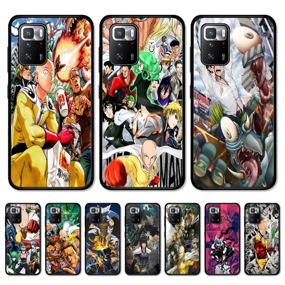 One Punch Man Phone Case For Redmi Note 4 X 5 A 6 7 8 T 9 9S 10 11 11S 11Epro Poco M3 Pro