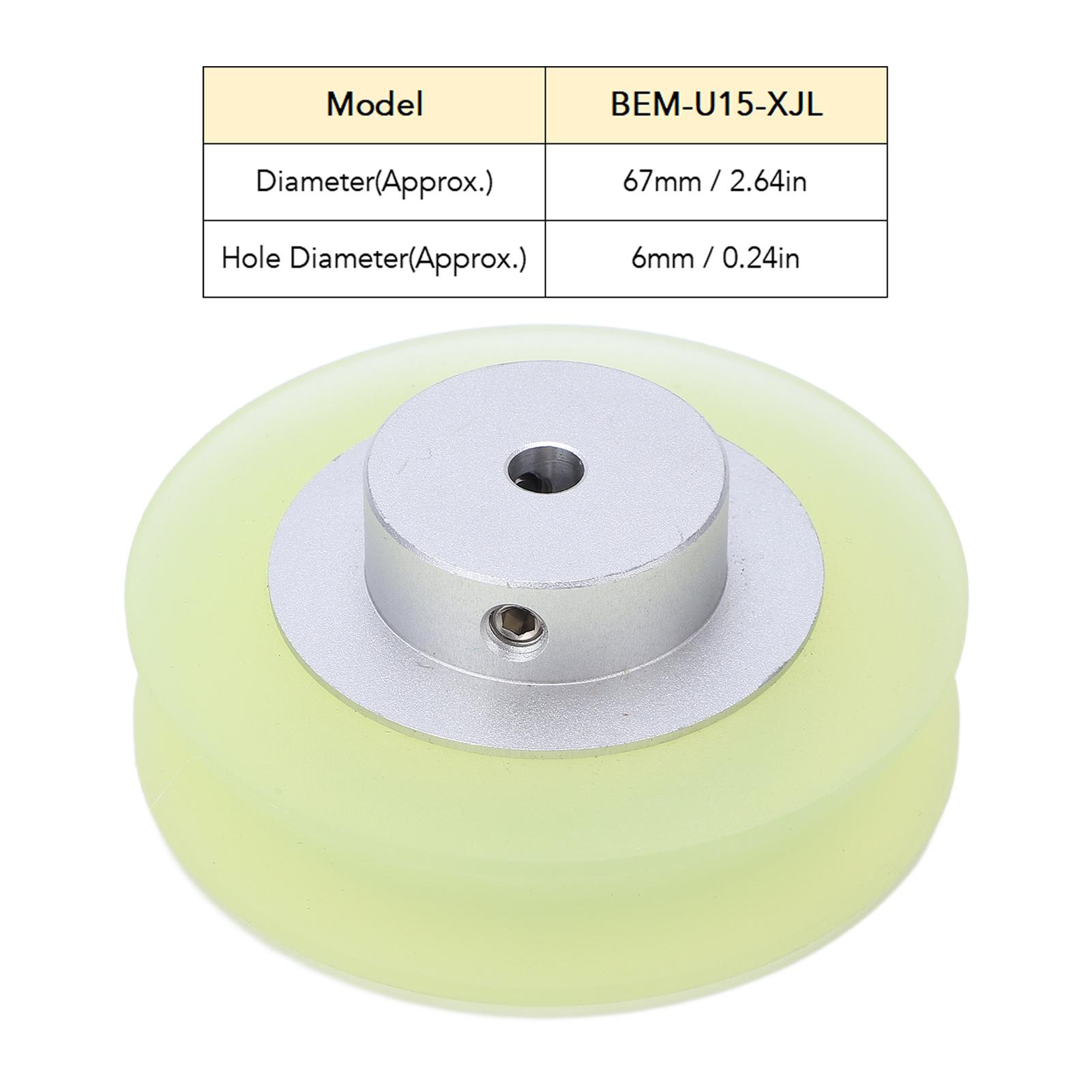 Roue de Compteur de Longueur Diamètre de Trou 6 mm Accessoire de Mètre Encodeur pour Comptage Mesure