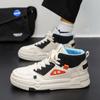 Fashion Platform Men Board Shoes Comfortable Casual Shoes High Top Walking Sneakers Breathable Lightweight Anti Slip Sport Shoes