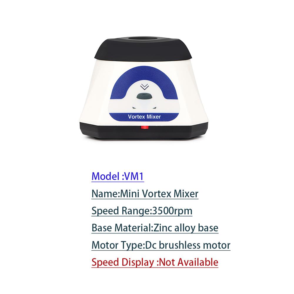 

Laboratory Mini Vortex Mixer 3500rpm High Speed Electronic Blender for Tattoo Ink Nails Polish Eccentric Swirl Mixer EU Plug