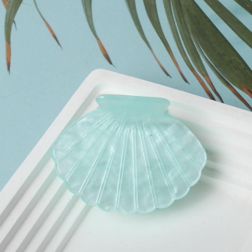 Shell Hair Claw Clip Clamps Resin Hair Clips Marble Pattern Hair Crab Clip Hairpins Headwear for Women Styling Hairdressing
