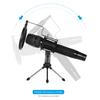 Mini Desktop Microphone Stand + Shock Mount Mic Holder + Pop Filter Kit for Studio Recording Online Broadcasting