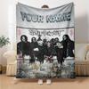 Name Individuell Slipknot Print Flanelldecke Hohe Qualität Warm Bequem Decke für Alle Jahreszeiten Perfekt für Geschenke Heimdekoration
