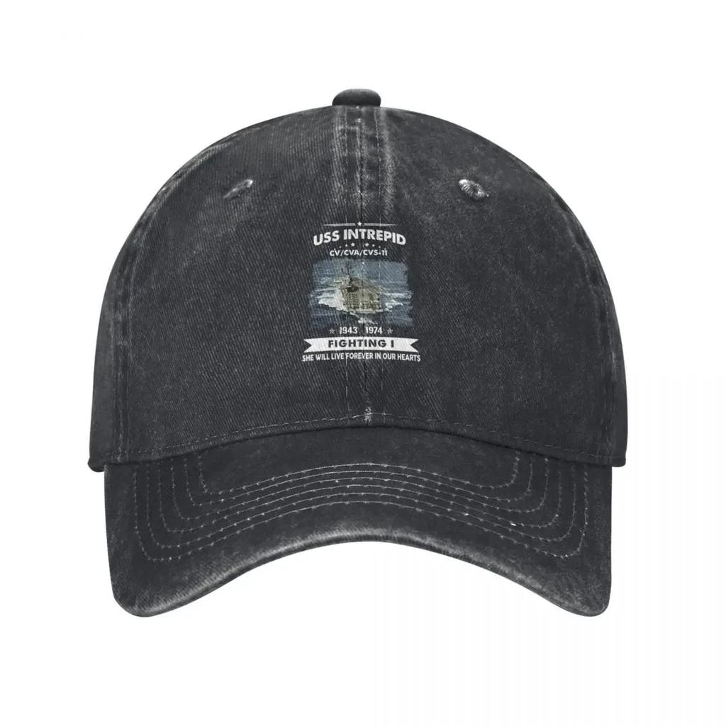 USS Intrepid CV 11 Baseball Cap Sun Cap Christmas Hat For Man Women's
