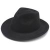 New suede men's and women's top hats solid color western cowboy hats retro simple jazz hats ethnic style top hats
