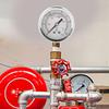 TS PGGZ604 0bar 1 4BSP Y60 Radial Oil Filled Vacuum Pressure Gauge for Petroleum Metallurgy