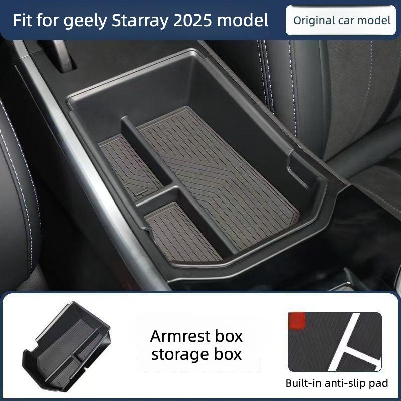 Per Geely Starray 2025 2026 Styling Auto Console Centrale Bracciolo Scatola Portaoggetti Vano Organizzatore Copertura Parti di Aggiornamento