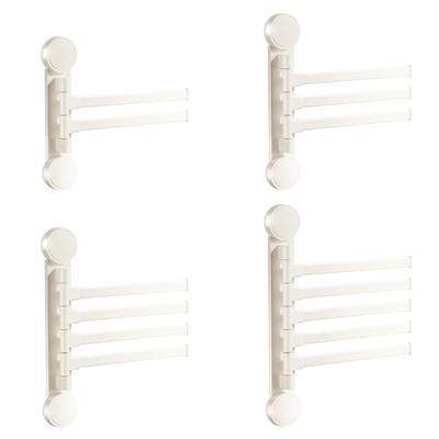 Double Rotating Rack Suction Towel Holders Flexible Degree Rotation Suitable for Various Items Hanging Solution