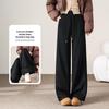 HSTYLE Women's Warm Fleece Lined Wide-Leg Casual Pants