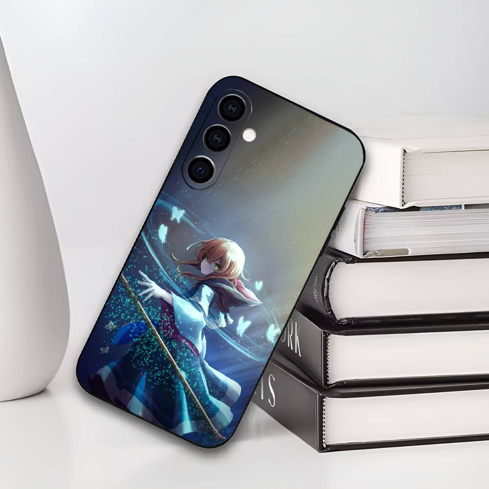 S-Silent Anime W-Witch Phone Case Silicone Soft For Samsung Galaxy A73,A72,A71,A70,A53,A52,A51