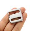 Metal Buckle for Bags Stainless Steel G-Shaped Spring Clips, Webbing Anti-Slip Adjustable Buckles, Quick-Release Hooks for Bags