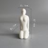 Modern Yoga Girly Abstract Ornaments White Porcelain Figures Living Room Decoration Lady's Gifts Angel Fairy Garden Home Decor