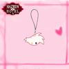 Alastor Doudou Eyes Keychain Vaggie Cell Phone All Staff Set  Bag Decoration Adam Accessories Kawaii Lucifer Pendant Gift