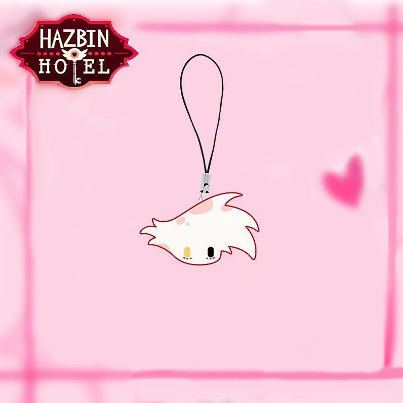 Alastor Doudou Eyes Keychain Vaggie Cell Phone All Staff Set Bag Decoration Adam Accessories Kawaii Lucifer Pendant Gift