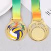 Winner Medal Kickball Medals Award With Neck Ribbon For Winner Reward Sports Metals Football Basketball Volleyball Prizes