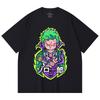 230 g/m² 100% Baumwolle Einteiler V80 Zoro Aufdruck Unisex Schweres Baumwoll-T-Shirt