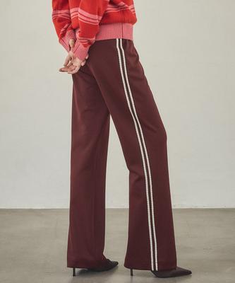 Banwonateullie P3208 Lace Track Pants_Wine