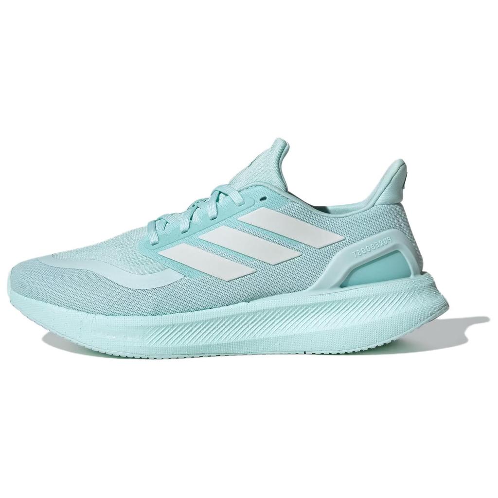 Adidas Pureboost 5 Lightweight Slip-Resistant Durable Low-Top Running Shoes Unisex Sneakers Light-Green JH7261