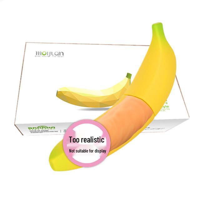 Mengyi Heaven's Love Banana Vibrator: 7-Mode Rechargeable Female Massager for Self-Pleasure.