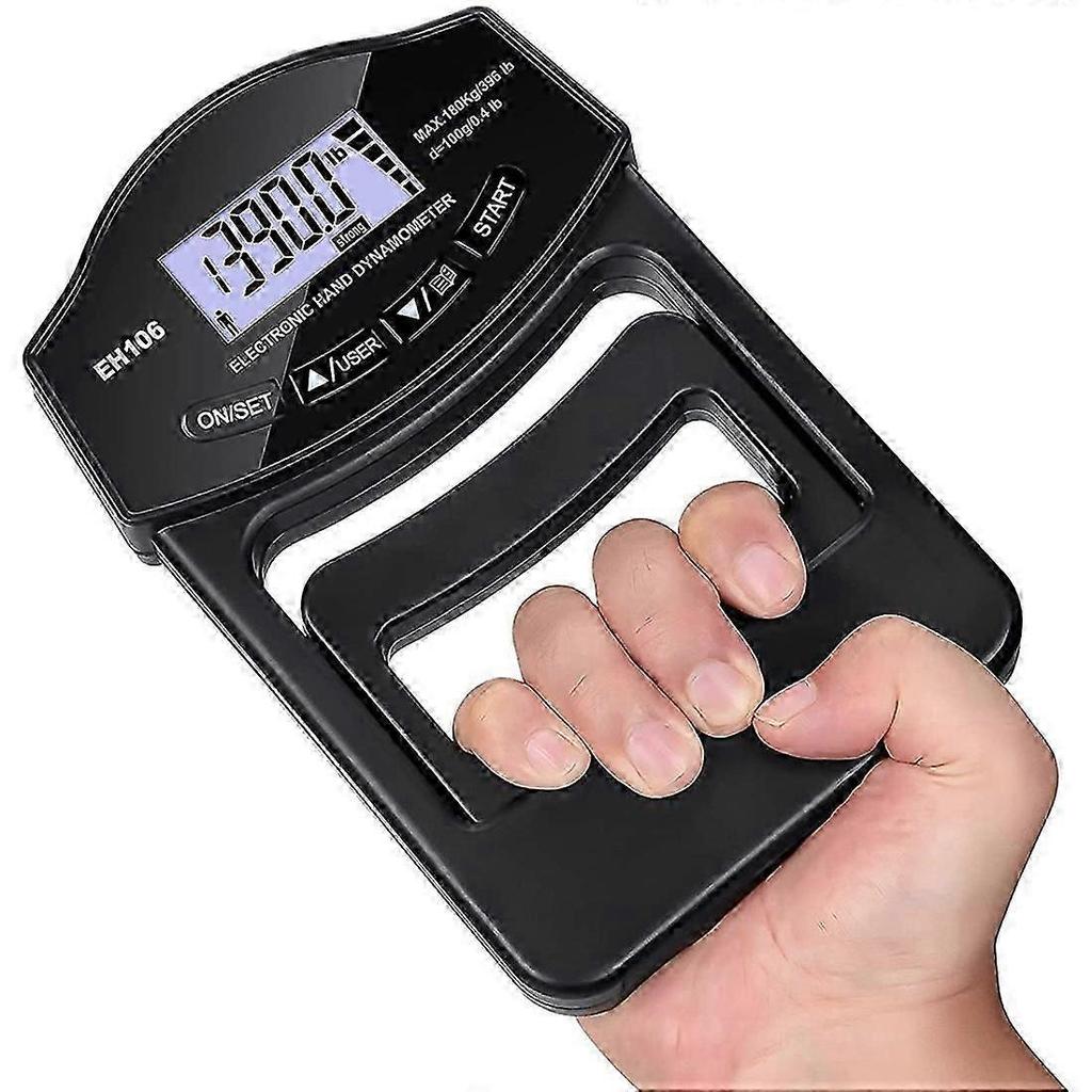 Grip Strength Tester, 396Lbs/180Kg Digital Hand Grip Strength Meter