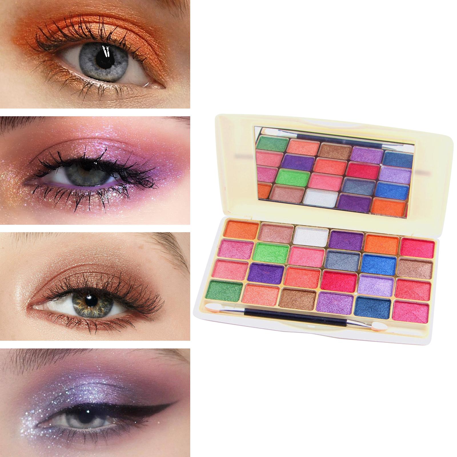 

Miss Rose Of 24 цвета матовых и блестящих теней для век, красочная палитра теней, нелегкая пудра и шелковистая тонкая палитра