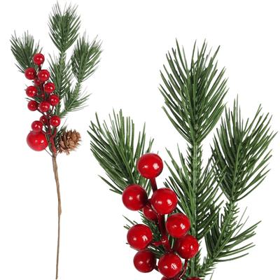 Decorative Branch Christmas Decoration Christmas Artificial Branches Rowan 35 CM