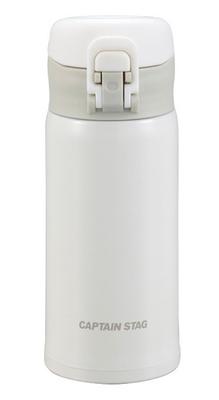 Captain Stag Gatelock Light Personal Bottle 350ml White One-Touch