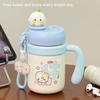 Soft Cute Kitten Thermos Cup Ins Simple Desktop Cup Office Workers Home Large Capacity Cute Non-collision Thermos Cup