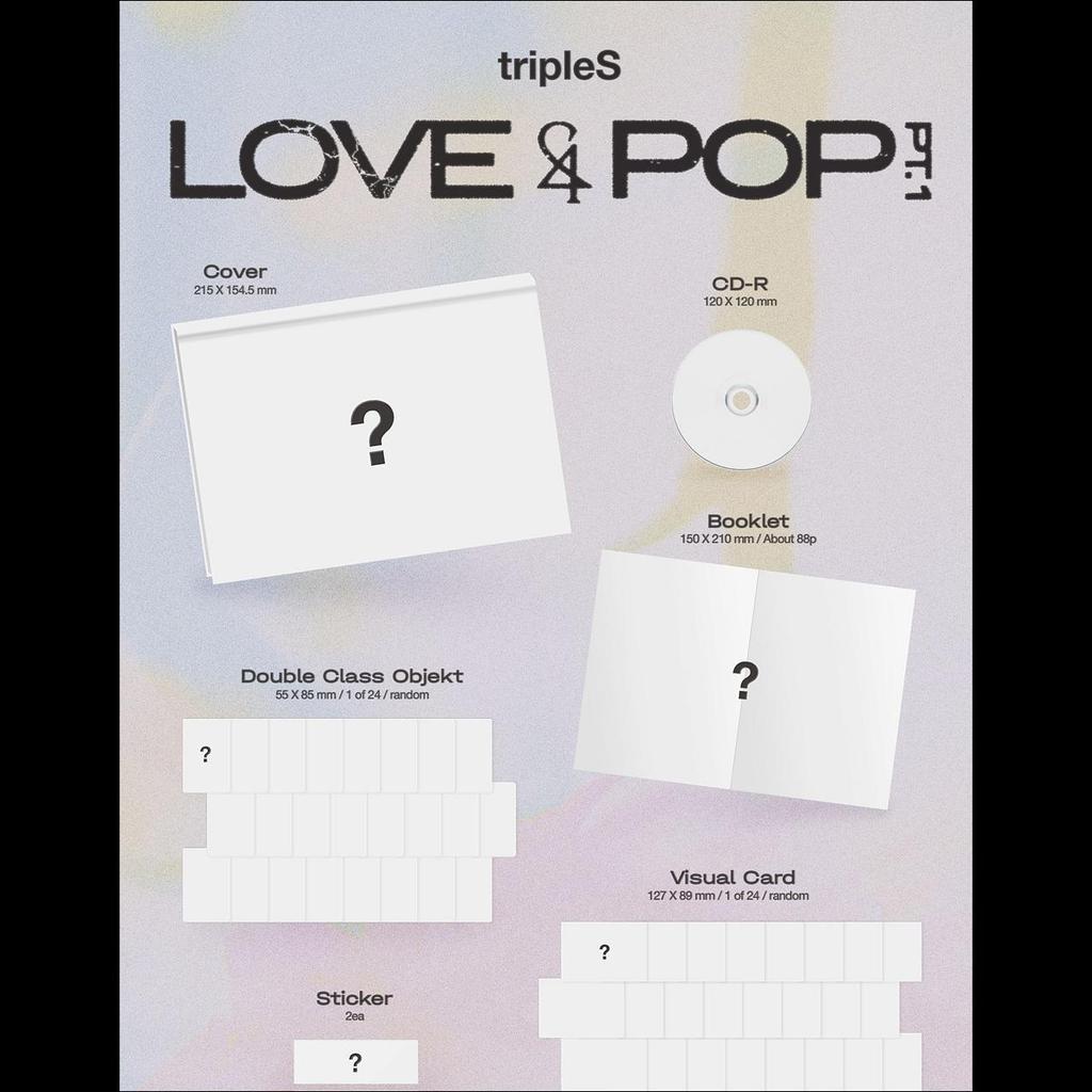 tripleS [LOVE&POP] pt.1 (CD) Album