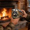 350ml Stainless Steel Insulated Mug Dog Theme Cold & Hot Beverage Cup for Home Camping Dorm Hotel Apartment Party
