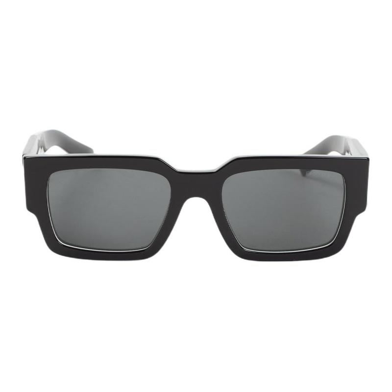 Prada Personalized Design Acetate Square Sunglasses Men's Black