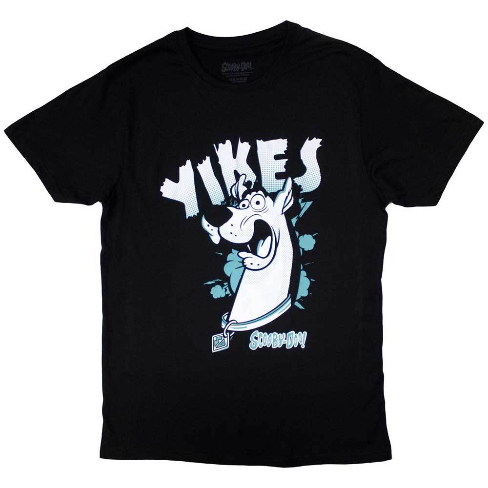 Scooby Doo Yikes Scooby Blue T-Shirt Black New S