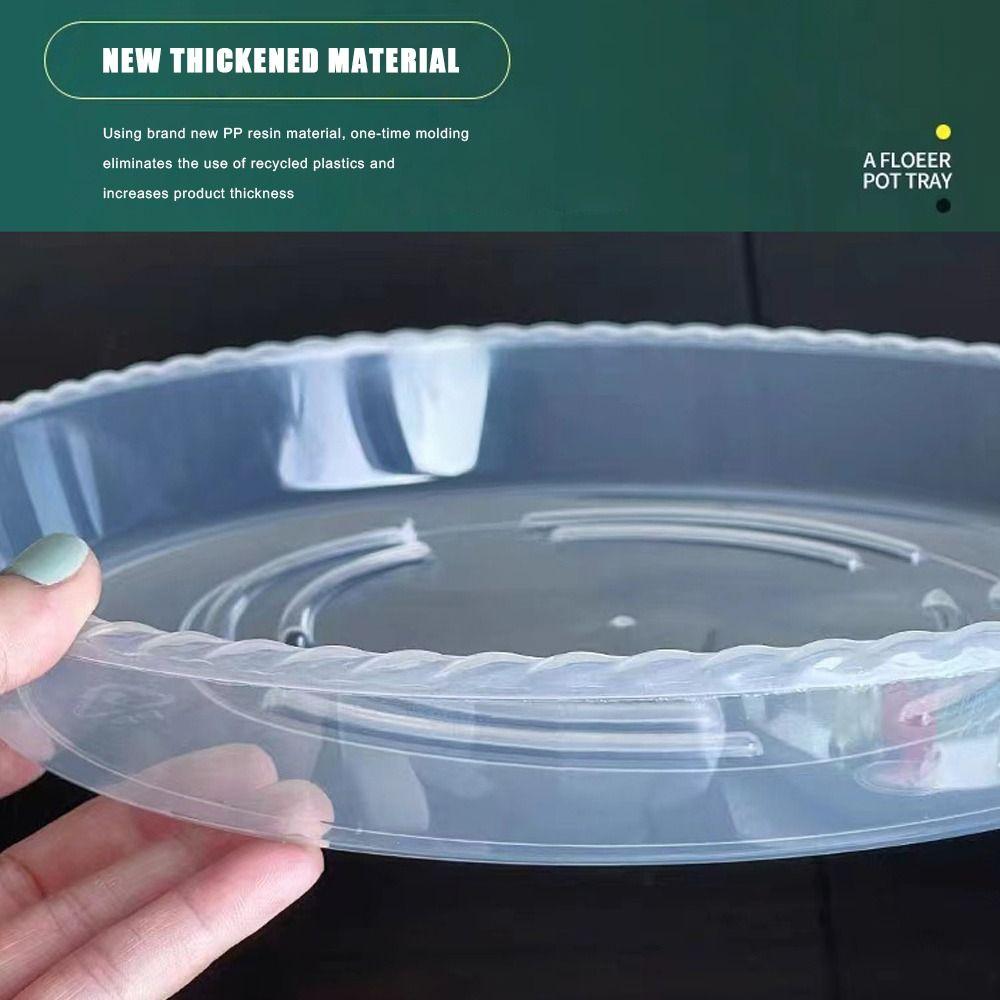10 stücke Klar Blumentopf Basis Runde Anlage Untertasse Neue Blumentopf Tray Home