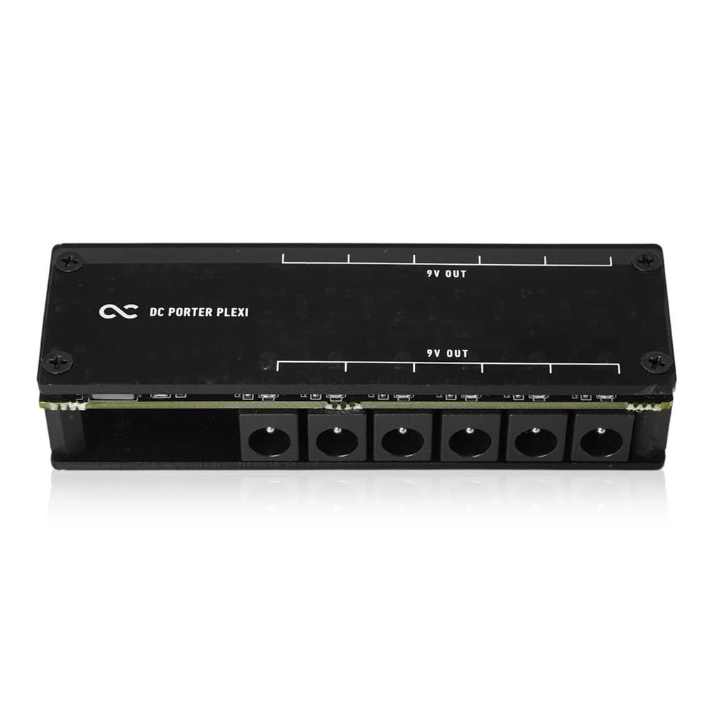 One Control DC PORTER PLEXI 6 DC PACK Effects Pedal Power Supply (Includes 6 DC Cables)