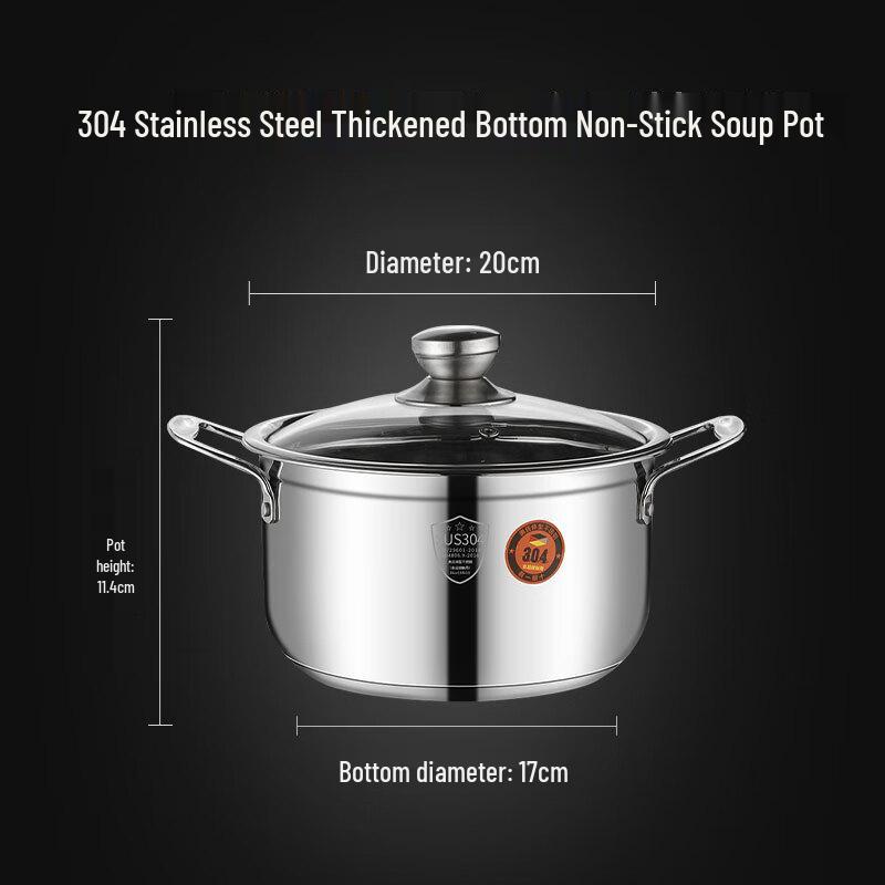 Shangheng 304 Stainless Steel Soup Pot