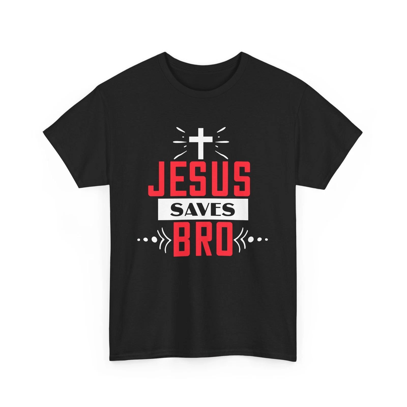 Jesus Heals T-Shirt | jesus saves bro Shirt | Faith-Based Healing Shirt M