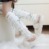 Solid Color Leg Warmers Bow Ribbon Lolita Style Socks Children's Foot Warmer  Autumn Winter Season