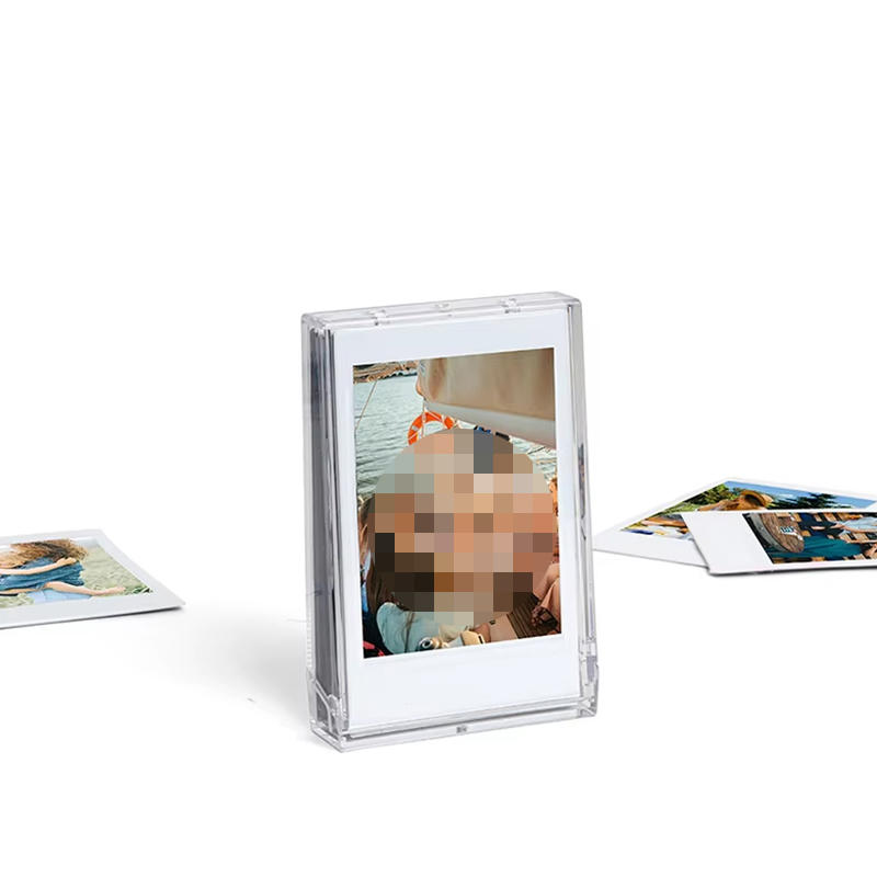 3-inch Clear Film Photo Storage Box Instant Camera Case for Fujifilm Instax Mini Portable Hanger with Strap