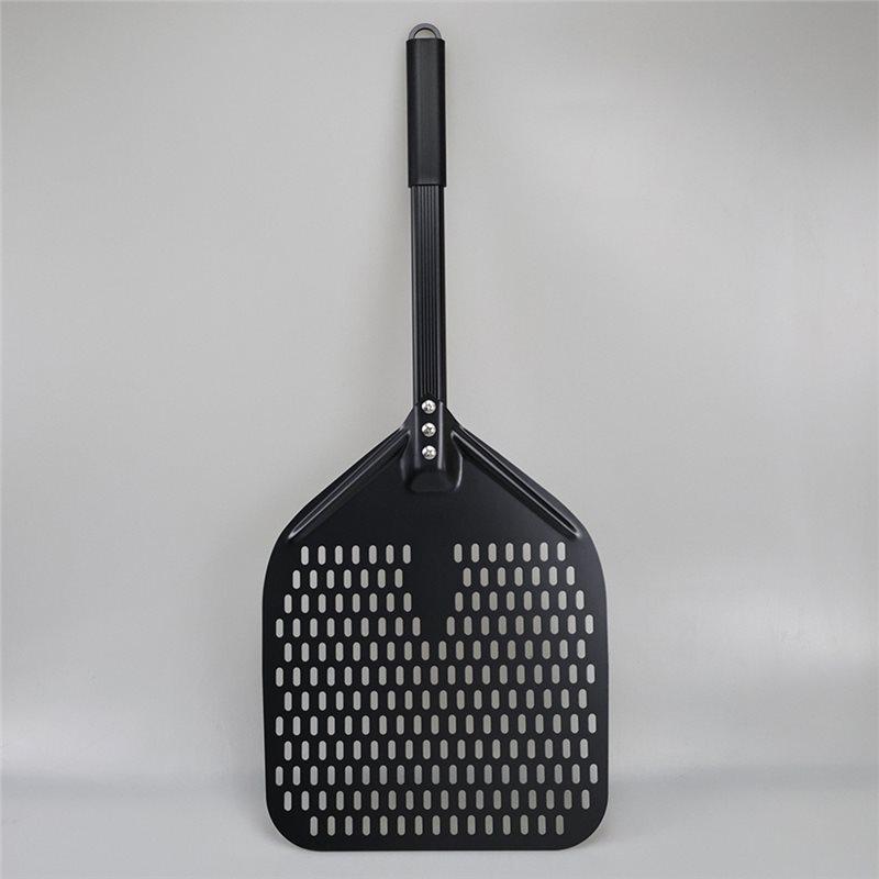 CYCLI-Metal Pizza Peel Perforated Design 12 Inch Non Slip For Oven Professional Tool For Restaurant Home Kitchen Accessories