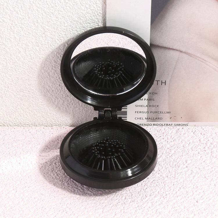Small Comb Portable Mirror Massage Comb Creative Cute All-in-one Girl Air Cushion Comb Mini Folding Airbag Comb