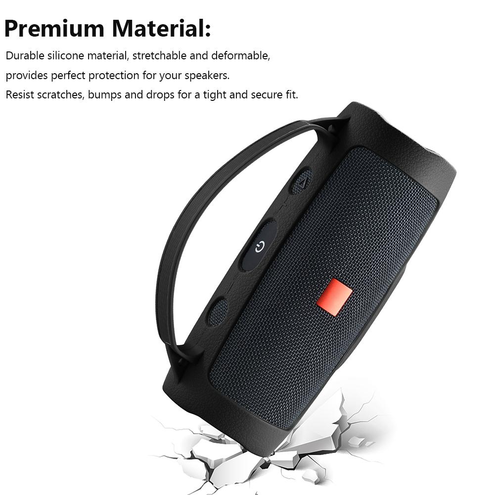 Silicone Protective Case Anti-Scratch Waterproof Speaker Protector Bluetooth-compatible Speaker Cover for JBL Charge Essential 2