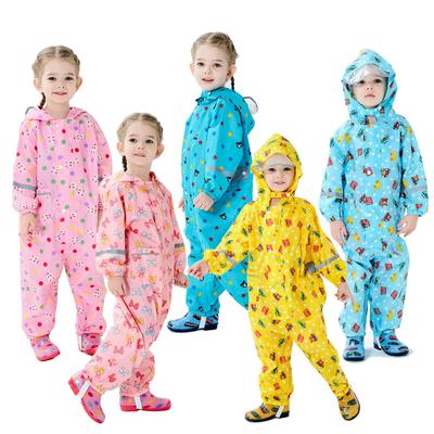 Jaqueta infantil unissex com capuz e capa de chuva impermeável para meninos e meninas máscara