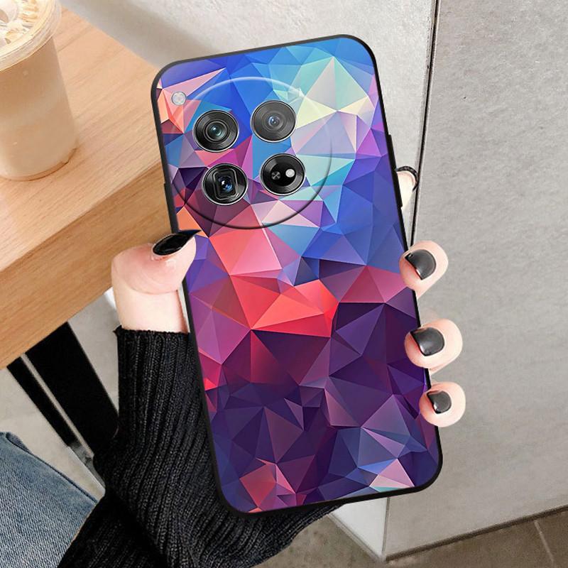 Etui Osłona Na OnePlus 12 Na OnePlus12 Fundas Nowe Czarne Miękki Silikon TPU Ochronne Etui Na Telefon Dla One Plus 12 Zderzak Coque