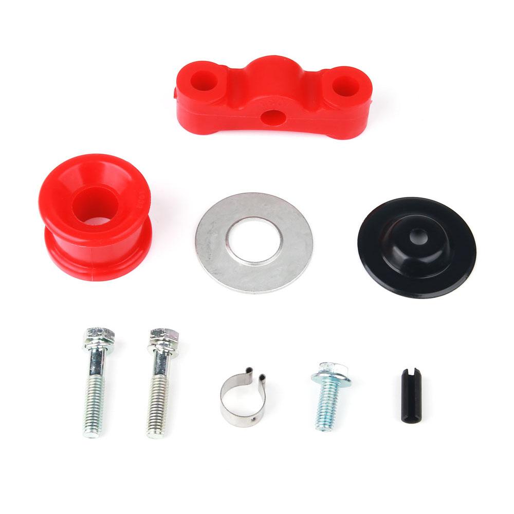 C-Clip Bolt Red Shift Linkage Bushings Kit With Pin Replacement for Acura Integra Honda Civic/Crx With B Series Swap