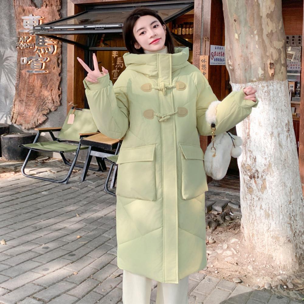 New winter student loose thickened padded jacket medium and long padded jacket